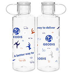 H2GO CABLE STICKER WATER BOTTLE