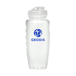 30 Oz Poly-Clear Gripper Bottle