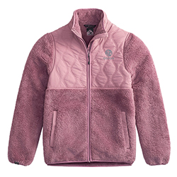 Ladies Teddy Quilted Fleece Jacket