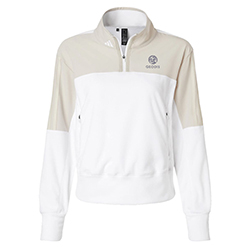 Adidas Ladies Fleece Quarter-Zip Pullover